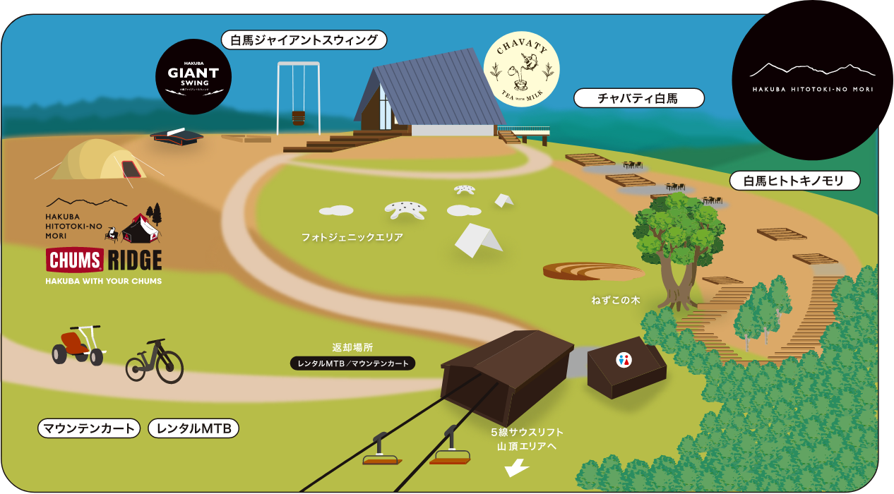 ヒトトキノモリマップ